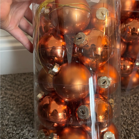 60 Bronze Bulb Ornaments NWT - Picture 2 of 2
